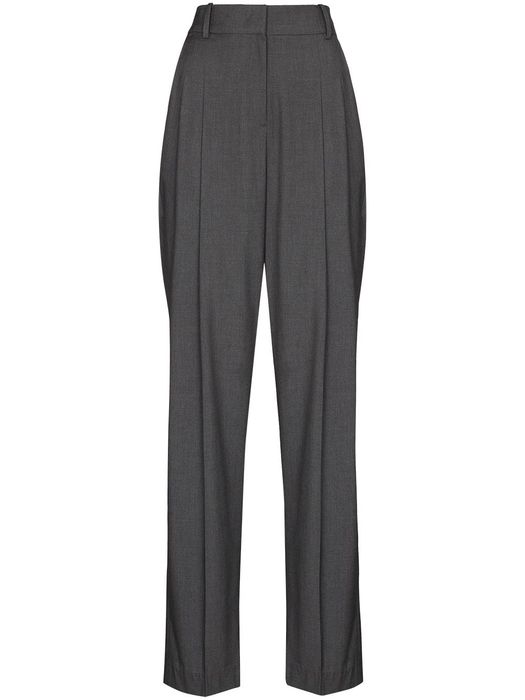 Frankie Shop gelso high-waisted darted trouser - Grey