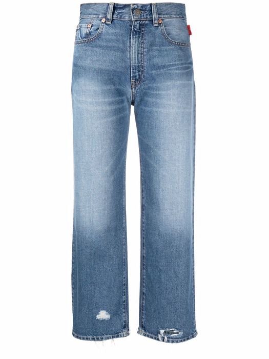 Denimist mid-rise cropped jeans - Blue