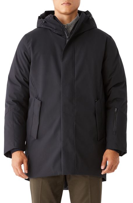 Frank And Oak Capital Waterproof Recycled Polyester Hooded Parka