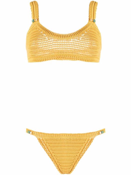 Alanui Beach Break bikini set - Yellow