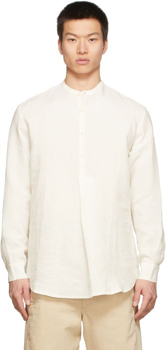 3MAN Off-White Linen Shirt