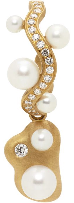 Jo Riis-Hansen Gold Object No 10 Single Earring