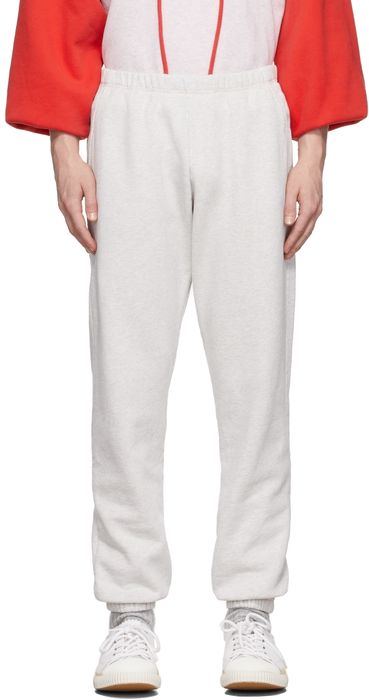 ERL Grey Knit Fleece Sweatpants