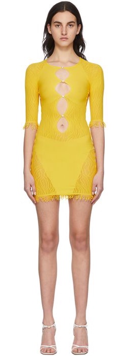 Poster Girl SSENSE Exclusive Yellow Miranda Dress