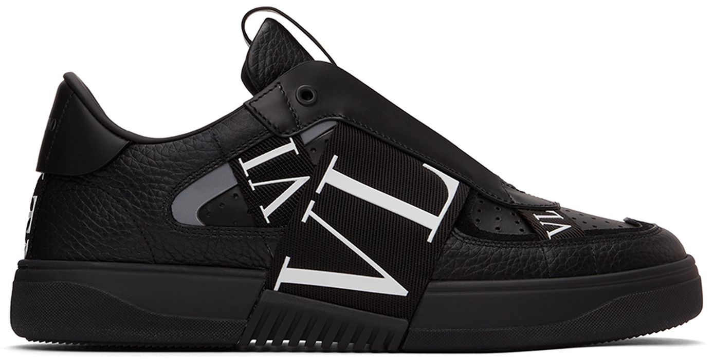 Valentino Garavani Black 'VL7N' Slip-On Sneakers