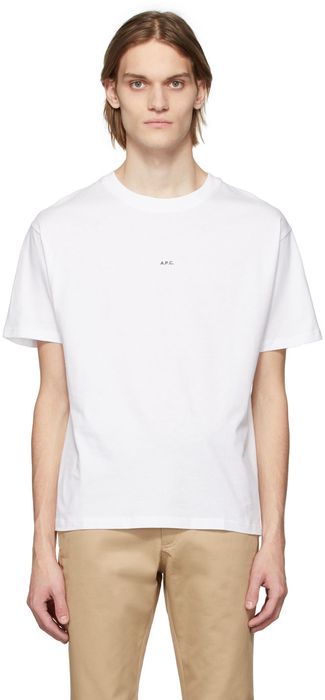 A.P.C. White Kyle T-Shirt