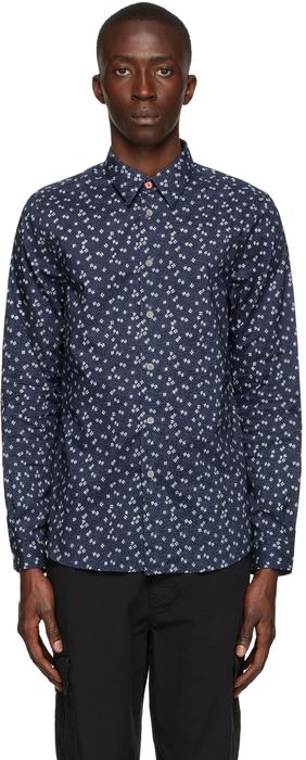 PS by Paul Smith Navy Floral Shirt