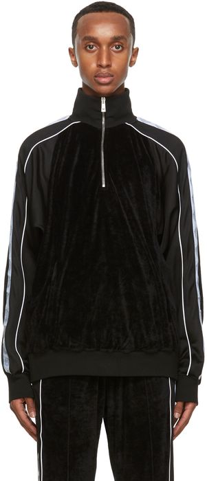 Versace Black Medusa Half-Zip Track Jacket