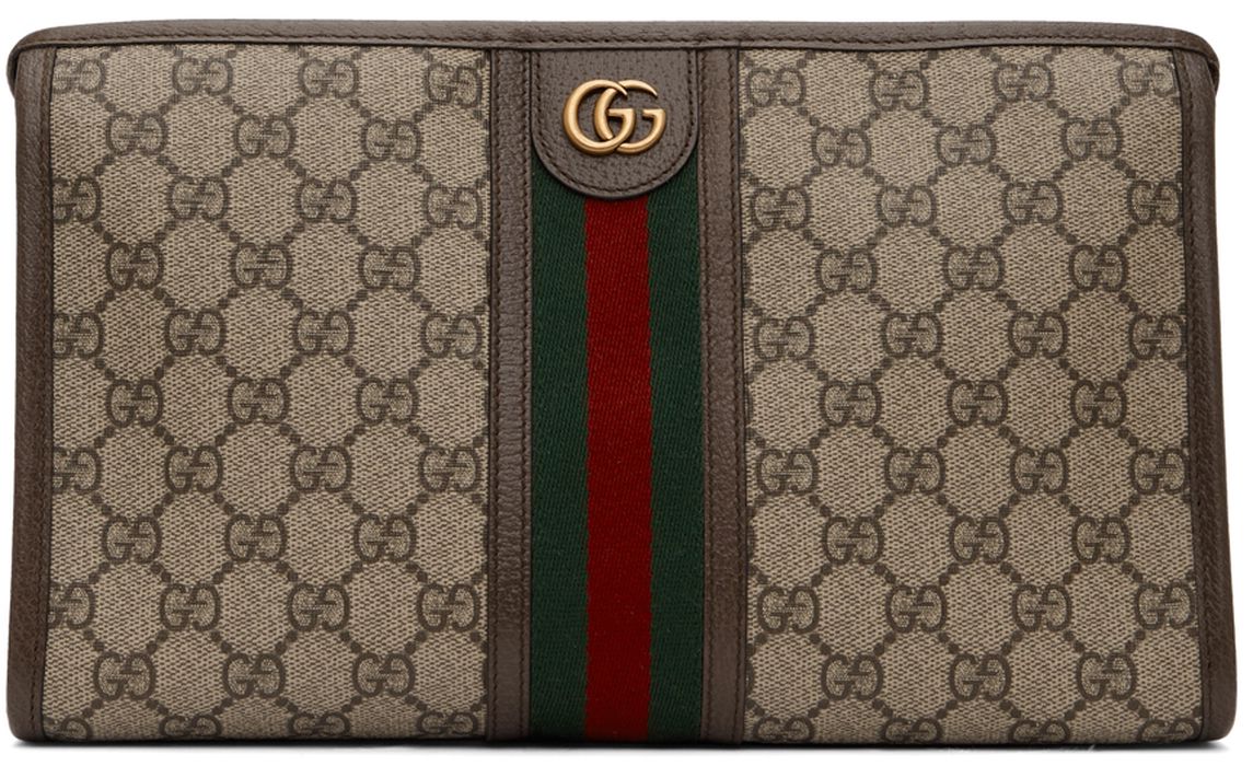 Gucci Beige GG Ophidia Pouch