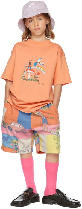 Martine Rose SSENSE Exclusive Kids Orange Brittle T-Shirt