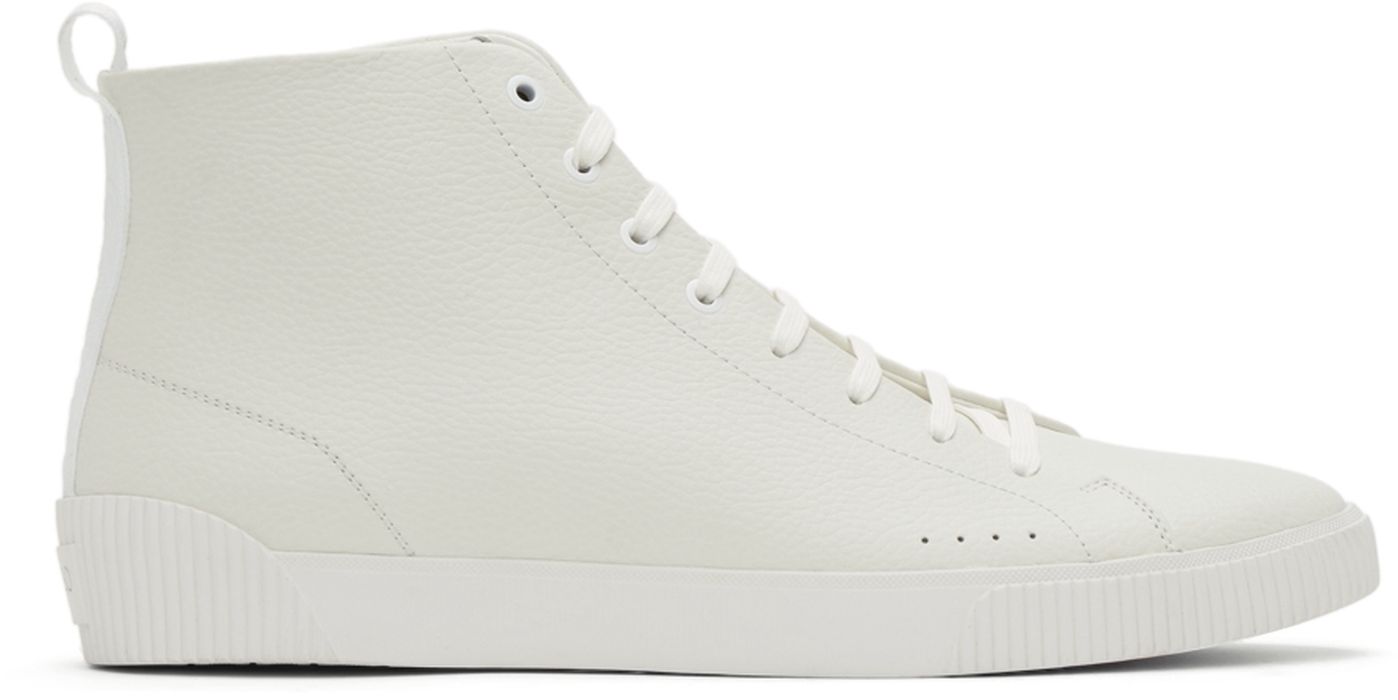 Hugo Off-White Leather Zero Sneakers