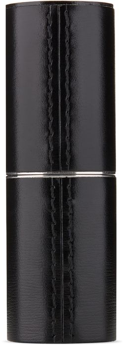 La Bouche Rouge Refillable Leather Lipstick Case - Black