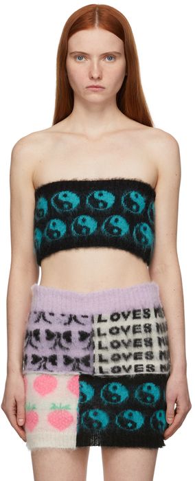 Ashley Williams Black Knit Tube Top