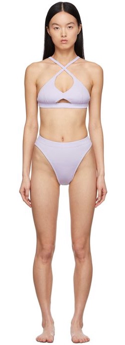 Marieyat Purple Steph & Island Underwear Set