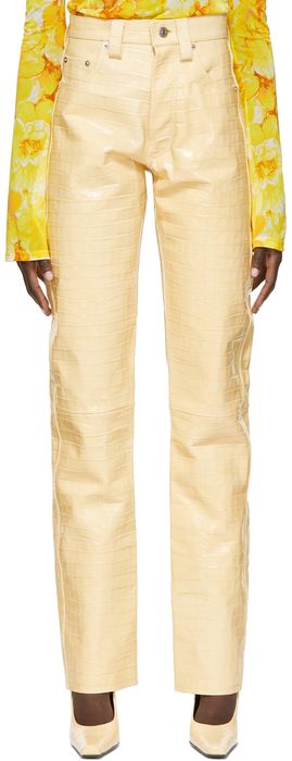 Kwaidan Editions Croco Leather Trousers
