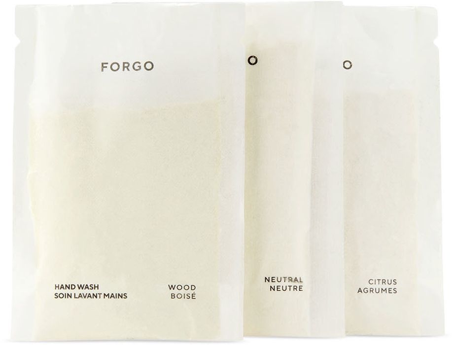 FORGO Three Scents Hand Wash Refill Set, 3 x 12 g
