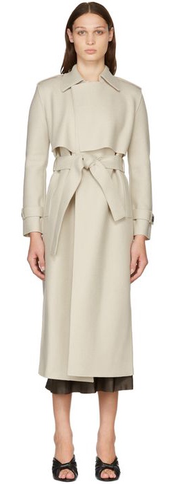 Harris Wharf London Hooded Wrap Coat