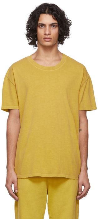 Les Tien Yellow Crewneck T-Shirt