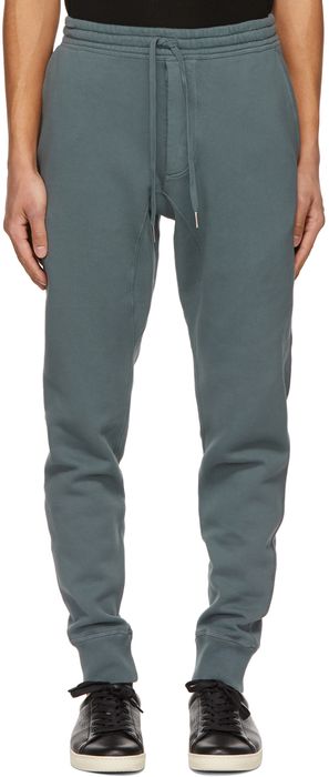 TOM FORD Green Garment-Dyed Lounge Pants