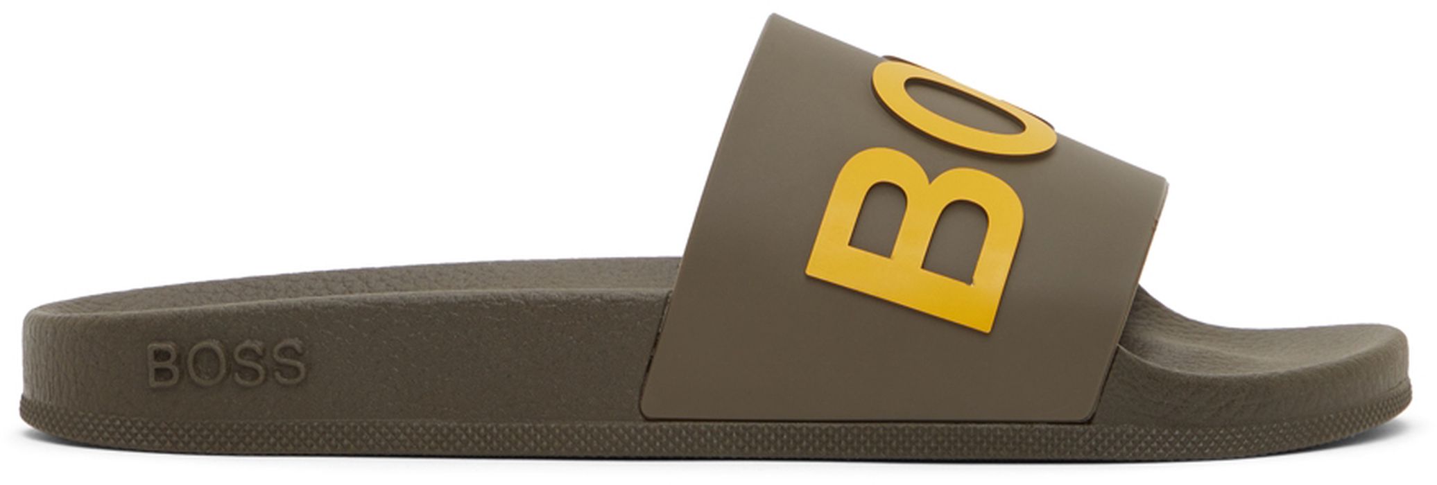 Boss Khaki Bay Slides