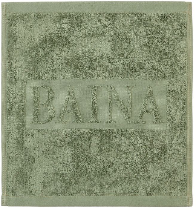 Baina Green Agnes Face Cloth