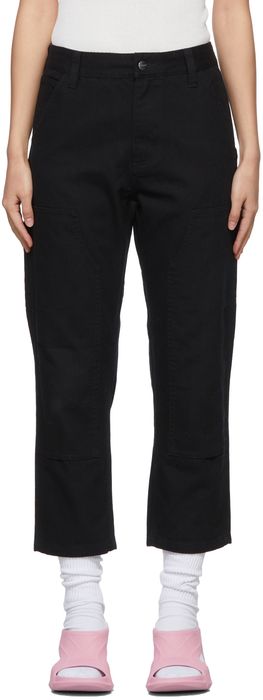 WARDROBE. NYC Black Carhartt Edition WIP Trousers