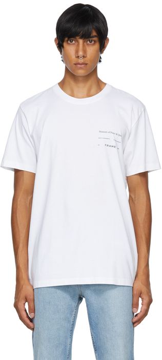 Museum of Peace & Quiet White Frame Edition Logo T-Shirt