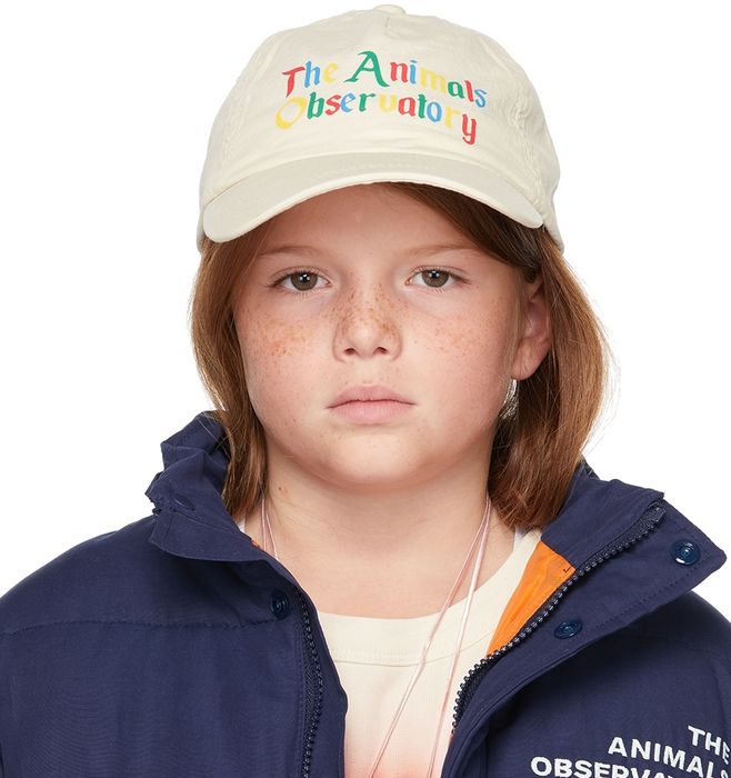 The Animals Observatory Kids Off-White 'The Animals' Big Hamster Cap