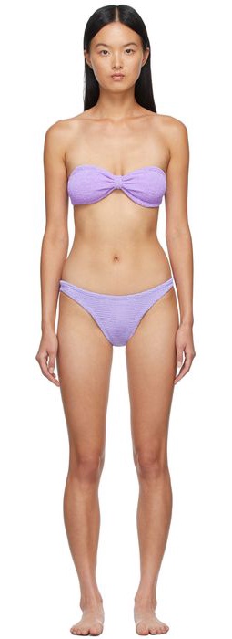 Hunza G Purple Jean Bikini