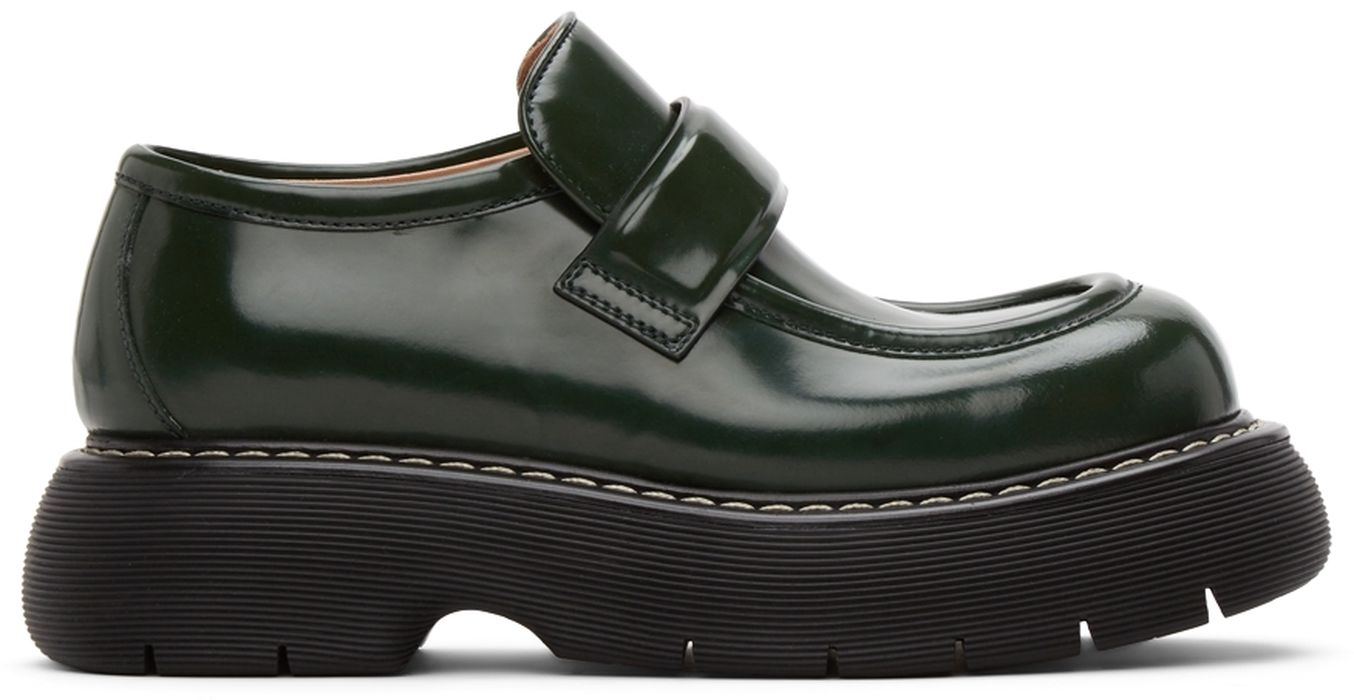 Bottega Veneta Green Swell Loafer