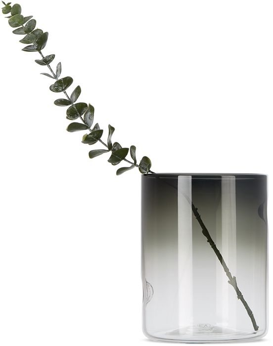 Nate Cotterman Grey Medium Dimple Vase