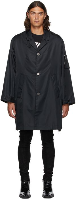 Stolen Girlfriends Club SSENSE Exclusive Black Car Coat II