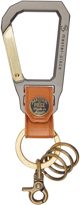 Master-Piece Co Tan Carabiner Keychain