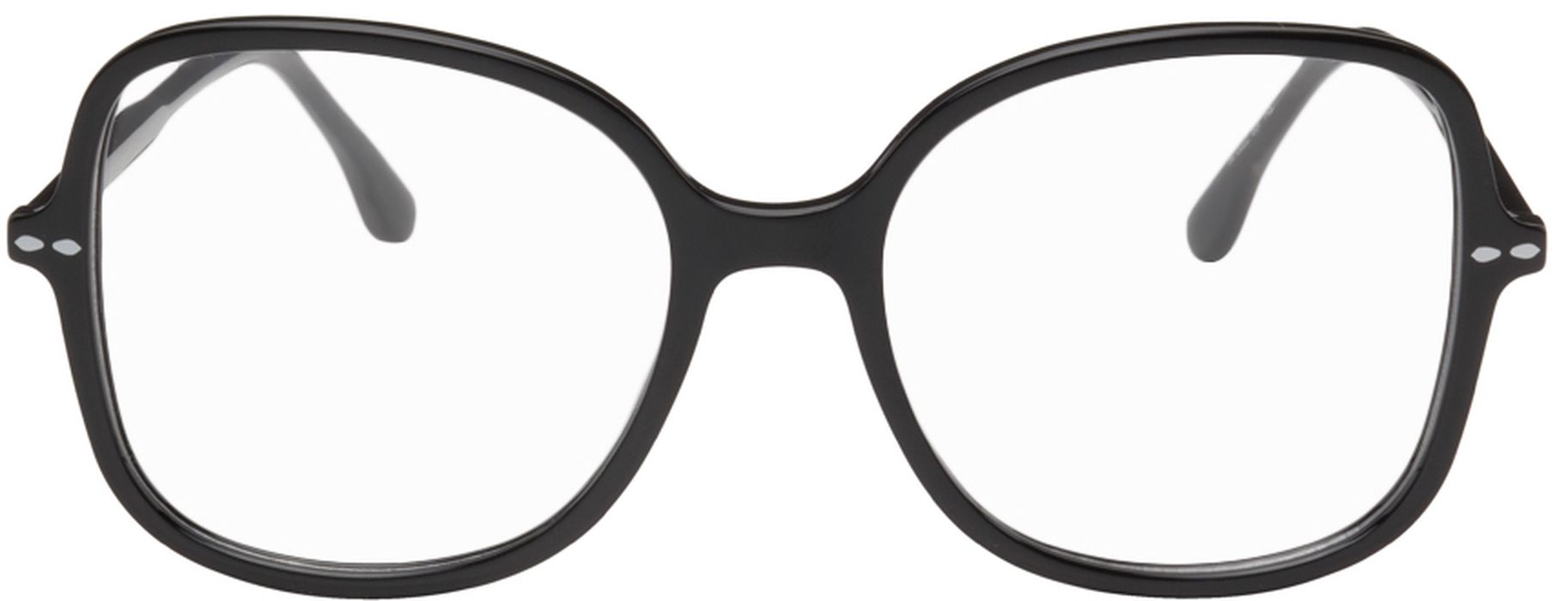 Isabel Marant Black Thin Square Glasses