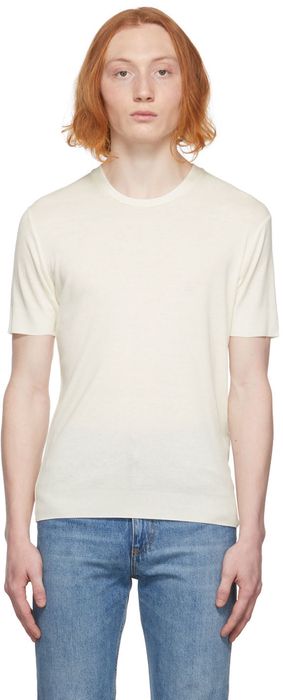 TOM FORD Off-White Knit T-Shirt
