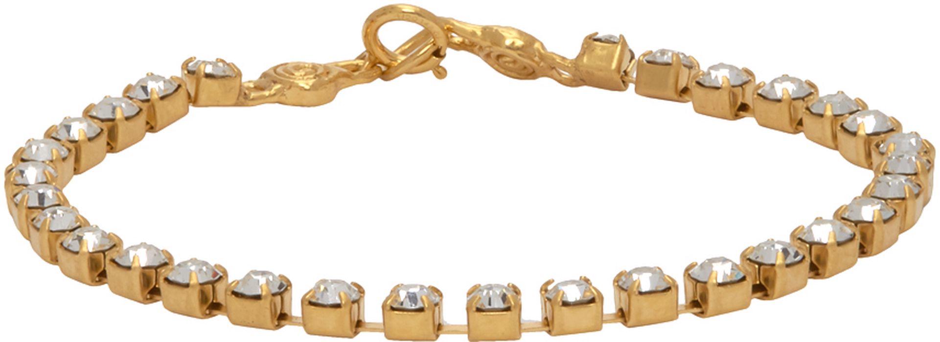 Mondo Mondo Gold Crystal Bracelet