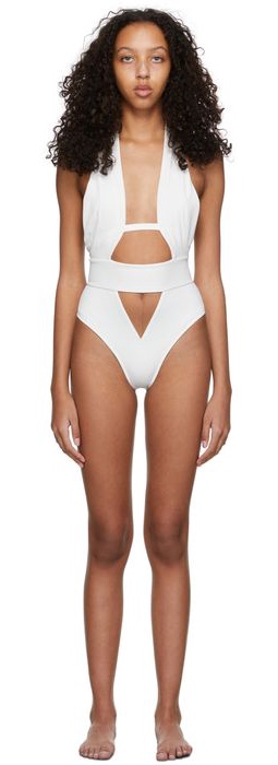 Agent Provocateur White Anja One-Piece Swimsuit