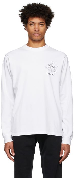 Palmes White Yours Long Sleeve T-Shirt
