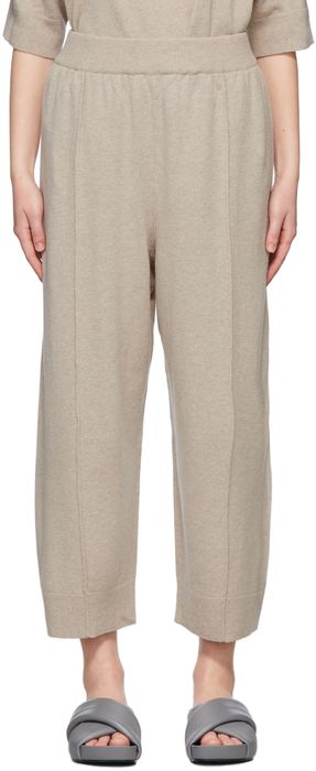 CORDERA Beige Cashmere Knit Pants