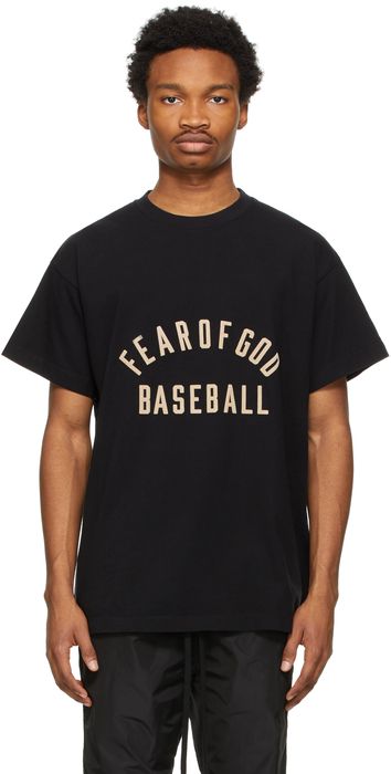 Fear of God Black 'Baseball' T-Shirt