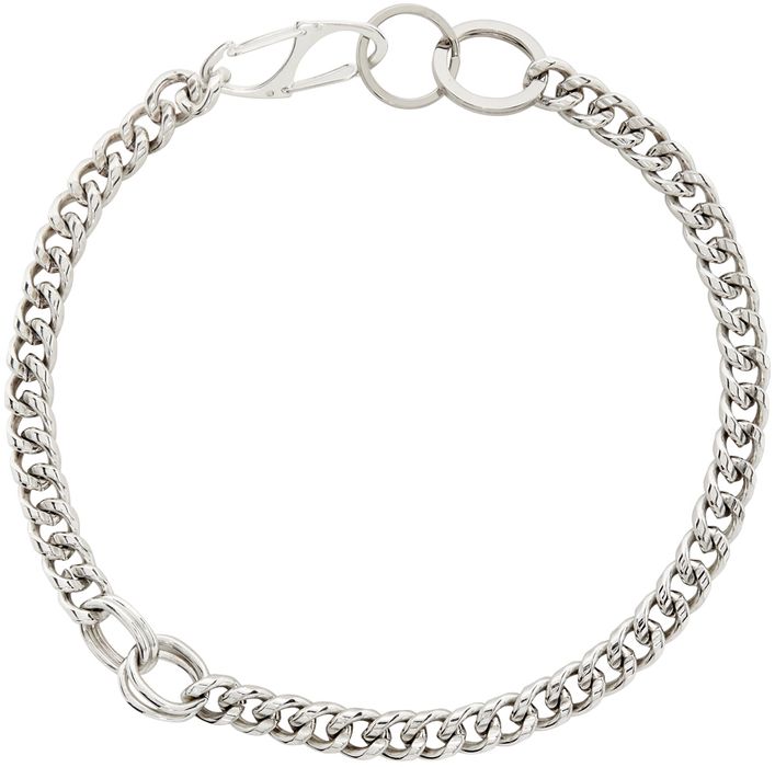 Martine Ali Silver Evie Curb Chain Necklace