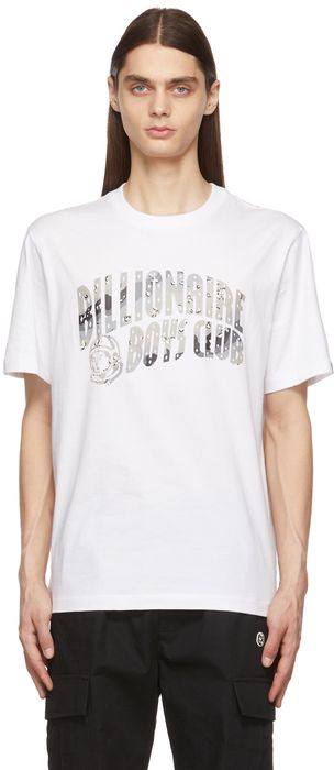 Billionaire Boys Club White Camo Arch Logo T-Shirt