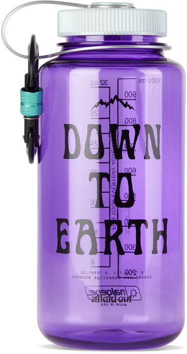 Afield Out SSENSE Exclusive Purple Earth Nalgene Water Bottle, 1 L