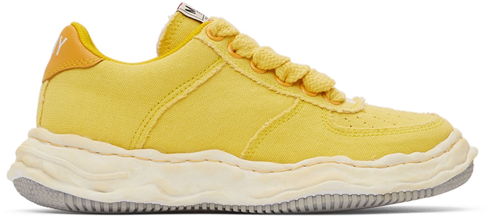 Miharayasuhiro Yellow Wayne Low Sneakers