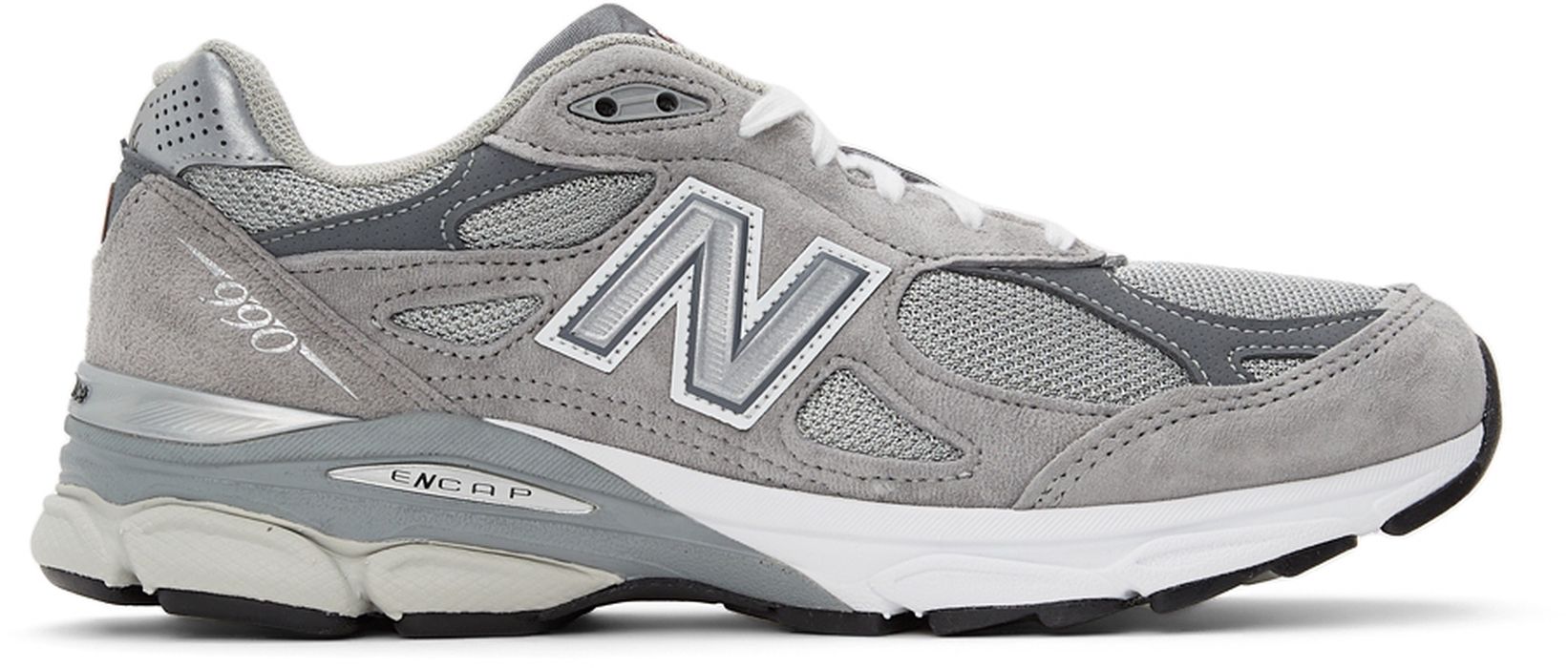 New Balance Grey Made in US 990V3 Sneakers