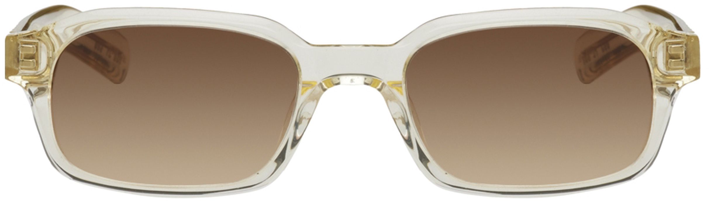 FLATLIST EYEWEAR Transparent Yellow Hanky Sunglasses