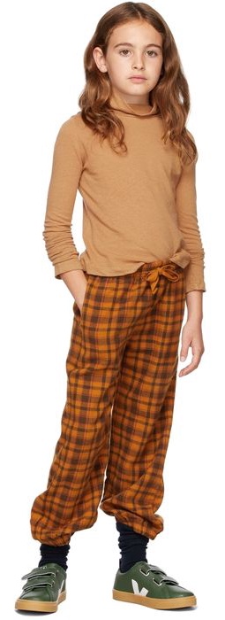 Longlivethequeen Kids Flannel Check Lounge Pants