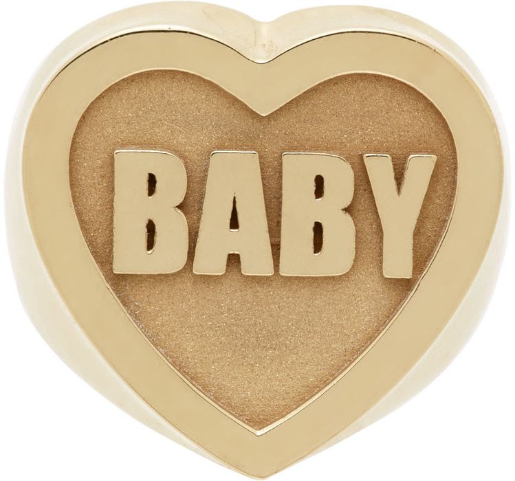 Established Gold Baby Heart Ring