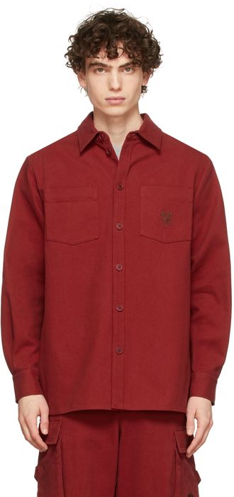 Marc Jacobs Heaven Red Heaven by Marc Jacobs Oversize Work Shirt