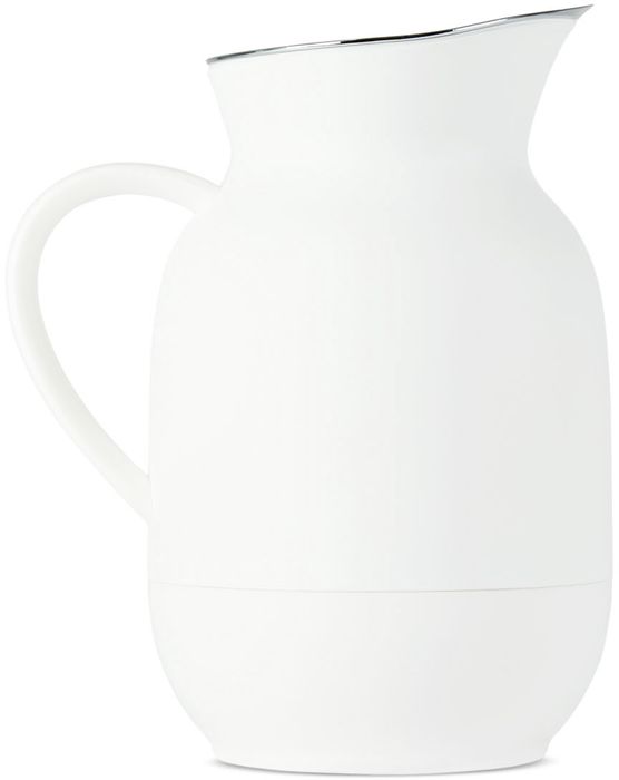 Stelton White Amphora Vacuum Coffee Jug, 1 L